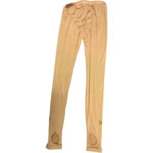 Korean Silk Long Layer Thermal qualities pants Size Small Excellent Condition